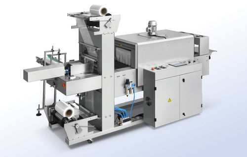 Retractiladora automática - SK-060BBS - Shanghai Fhope machinery co.,ltd - con túnel de retracción