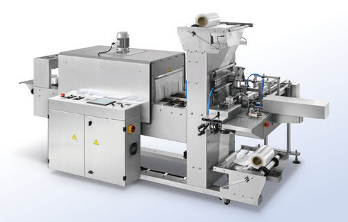 Retractiladora automática - SK-060ABS - Shanghai Fhope machinery co.,ltd - con túnel de retracción