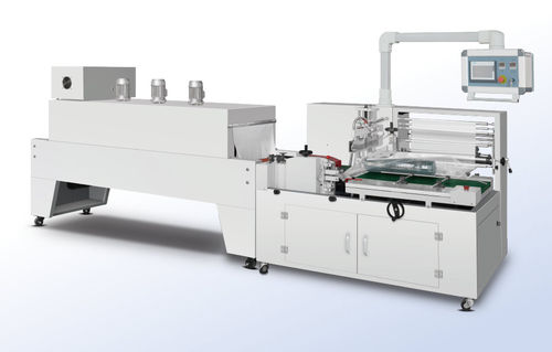 Retractiladora automática - MO-350 - Shanghai Fhope machinery co.,ltd - con túnel de retracción / de soldadura lateral / horizontal