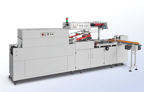 Retractiladora automática - FP-400LB+SH-450C - Shanghai Fhope machinery co.,ltd - de botellas / con túnel de retracción / con de film termorretráctil con barra de soldadura