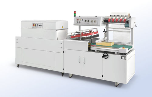 Retractiladora enteramente automática - FP-400LA+SH-450C - Shanghai Fhope machinery co.,ltd - con túnel de retracción / con de film termorretráctil con barra de soldadura