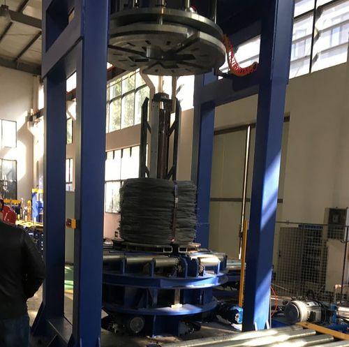 Flejadora semiautomática - Shanghai Fhope machinery co.,ltd - para bobinas de hilo / de compresión