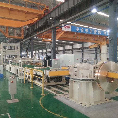Línea de embalaje para bobinas de acero - Shanghai Fhope machinery co.,ltd - para bobinas de cobre / automática