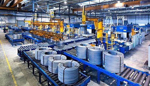 Flejadora automática - Shanghai Fhope machinery co.,ltd - para bobinas de hilo / vertical / de compresión