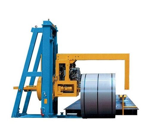 Flejadora automática - Shanghai Fhope machinery co.,ltd - para bobinas de acero / para embalajes