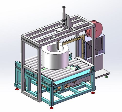 Flejadora automática - Shanghai Fhope machinery co.,ltd - para bobinas de acero / 380 V trifásico / para la industria del embalaje