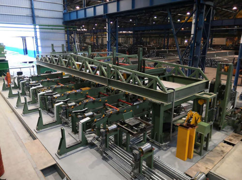 Flejadora totalmente automática - Shanghai Fhope machinery co.,ltd - para tuberías / para cintas de flejado de acero / de paquetes
