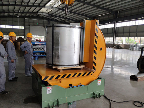 Volteador electrohidráulico - Shanghai Fhope machinery co.,ltd - de bobinas / de metal / para la industria agroalimentaria