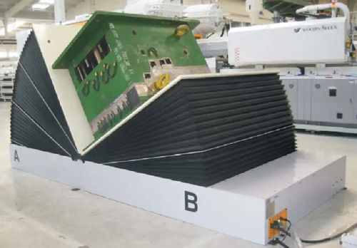 Volteador-volcador de moldes - FPMT-02 - Shanghai Fhope machinery co.,ltd - hidráulico