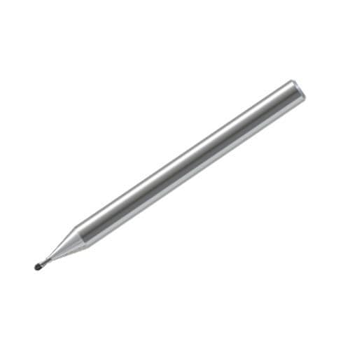 Fresa frontal hemisférica - NDCBE-2 - Nagoya Precision Tools - carburo sólido / PCD / para materiales no ferrosos