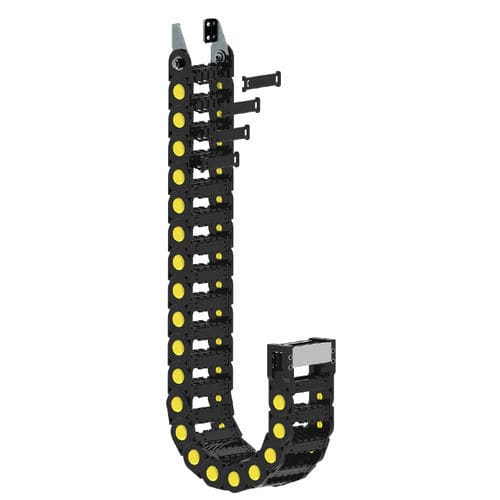 Cadena portacables abierta - CK30 A Series - CKS KABLO TAŞIYICI SIS. SAN. TIC. A.S. - de plástico / con separadores