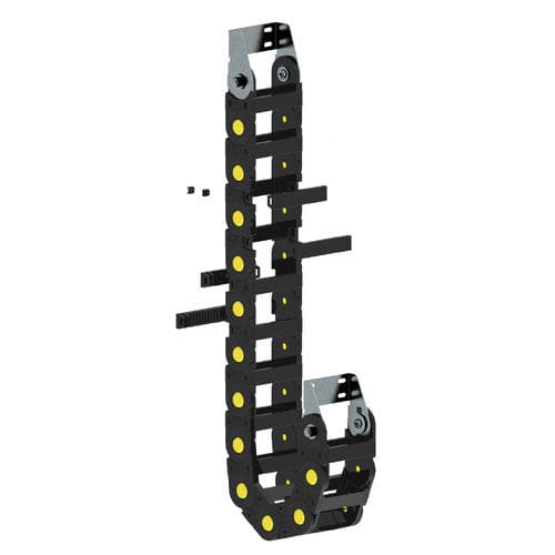 Cadena portacables abierta - CK36 A Series - CKS KABLO TAŞIYICI SIS. SAN. TIC. A.S. - de plástico / con separadores