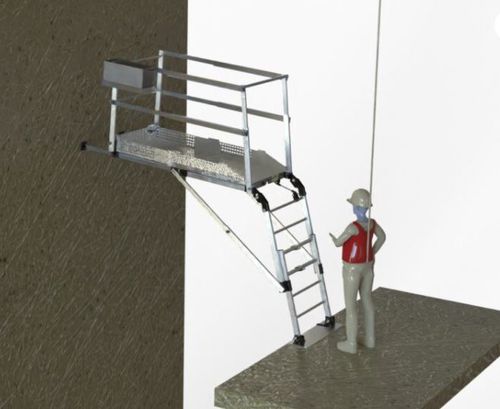 Andamio móvil - PAT 1700/3000 - LERA - para hueco de ascensor / modular / para escaleras