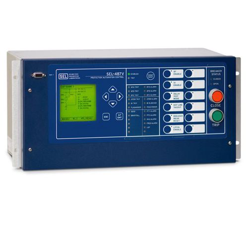 Relé de control de tensión - SEL-487V - Schweitzer Engineering Laboratories - de corriente
