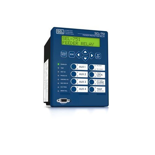 Relé de protección de sobretensión - SEL-751 - Schweitzer Engineering Laboratories - de subtensión / de sobreintensidad / de arco eléctrico