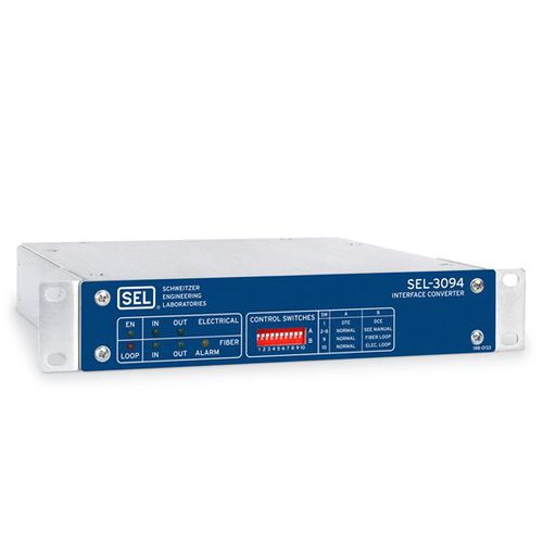 Convertidor optoelectrónico - SEL-3094 - Schweitzer Engineering Laboratories - de fibras ópticas