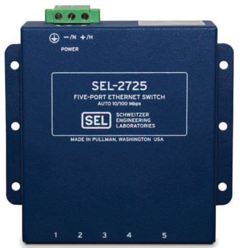 Conmutador Ethernet no administrable - SEL-2725 - Schweitzer Engineering Laboratories - 5 puertos