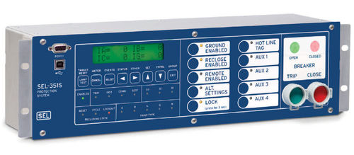 Relé de protección de sobreintensidad - SEL-351S - Schweitzer Engineering Laboratories - monofásico / trifásico / programable