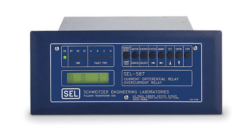 Relé de protección de sobreintensidad - SEL-587  - Schweitzer Engineering Laboratories - para motor eléctrico / para generador / para montaje en panel