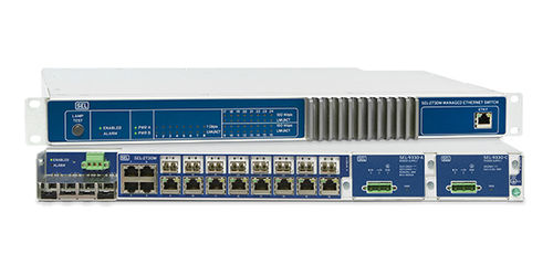 Conmutador Ethernet administrable - SEL-2730M - Schweitzer Engineering Laboratories - para entorno difícil
