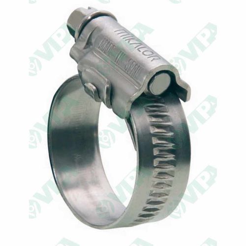 Abrazadera para tubo de tornillo - 6W3003017818 - VIPA spa - de acero inoxidable
