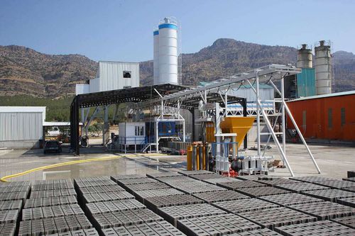 Planta de hormigón estacionaria - Pi 100 BSP - Pi Makina Construction Machines - compacta