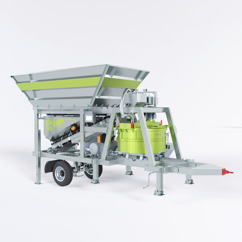 Planta de hormigón móvil - Pi 30 FT - Pi Makina Construction Machines - compacta / especial