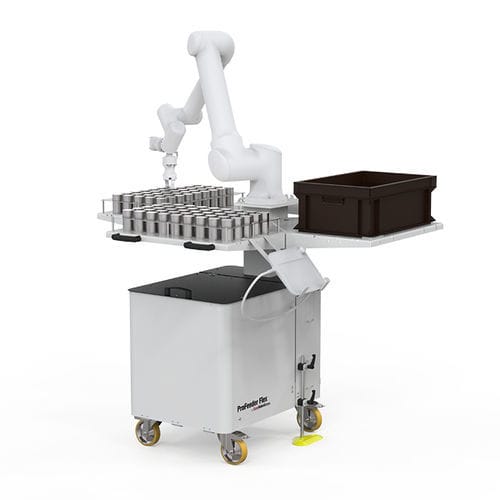 Célula robotizada de alimentación - ProFeeder Flex - EasyRobotics - de manipulación / modificada por elastómero / compacta