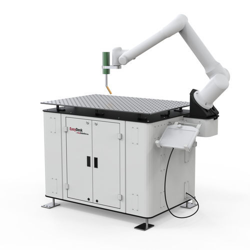 Célula robotizada de soldadura - EasyDesk Welding - EasyRobotics - para máquina herramienta / para la industria del automóvil / para la industria aeronáutica