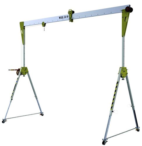 Pórtico portátil - Alu PLUS  - VINCA EQUIPOS INDUSTRIALES - de aluminio / con altura regulable / ligero