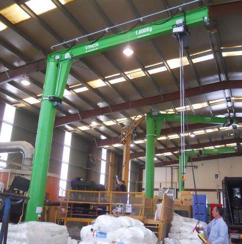 Grúa pluma de columna - VINCA EQUIPOS INDUSTRIALES