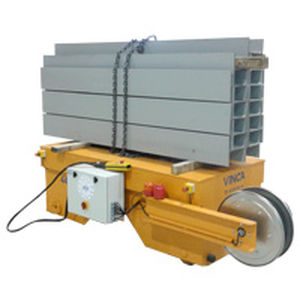 Carretilla de transferencia - VINCA EQUIPOS INDUSTRIALES - de perfil / en riel