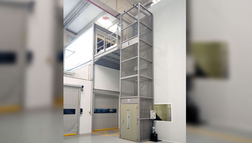 Montecarga industrial - PLT-S - VINCA EQUIPOS INDUSTRIALES - con plataforma