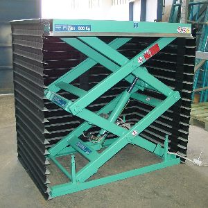 Mesa elevadora de doble tijera - VINCA EQUIPOS INDUSTRIALES - electrohidráulico / estacionaria / basculante