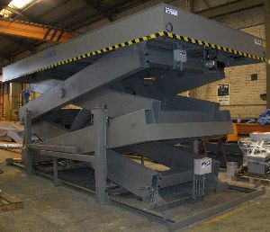 Mesa elevadora de doble tijera - HMDR - VINCA EQUIPOS INDUSTRIALES - electrohidráulico / estacionaria / con plataforma giratoria