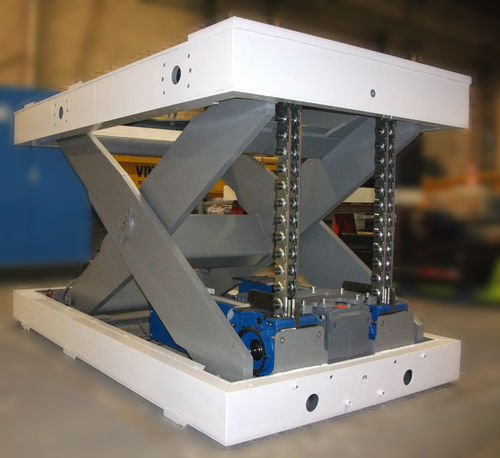 Mesa elevadora de tijera - VINCA EQUIPOS INDUSTRIALES - mecánica / estacionaria