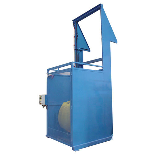 Aparato de levantamiento y volteo hidráulico - SKIPS series - VINCA EQUIPOS INDUSTRIALES - para cestos / para contenedores