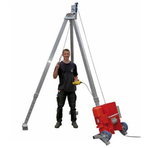 Trípode de elevación de aluminio - Tripod - VINCA EQUIPOS INDUSTRIALES - telescópico / ligero