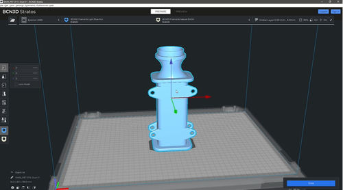 Software para impresora 3D de diseño - Stratos - bcn3d - de cortado