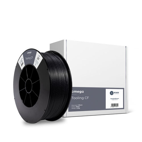 Filamento de PA para impresora 3D - Omega Tooling CF - bcn3d - 1,75 mm / reforzado con fibra de carbono