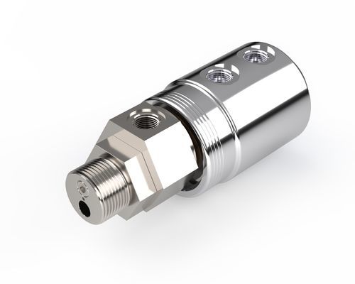 Racor giratorio para aceite - 7000 TE  - ROTOTECH MAKİNA SAN. VE DIŞ TİC. LTD. ŞTİ. - de pasos múltiples / de aluminio / de acero