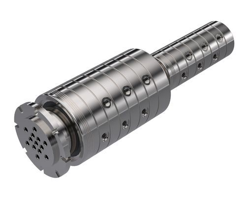 Racor giratorio para productos agroalimentarios - M1-S12 SS - ROTOTECH MAKİNA SAN. VE DIŞ TİC. LTD. ŞTİ. - de 12 pasos / para colada continua / para aplicaciones con caucho y plástico