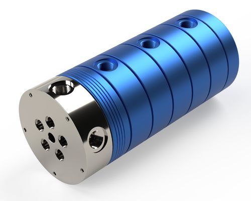 Racor giratorio para aire - M4-5X A series - ROTOTECH MAKİNA SAN. VE DIŞ TİC. LTD. ŞTİ. - de 5 pasos / industrial / hidráulico