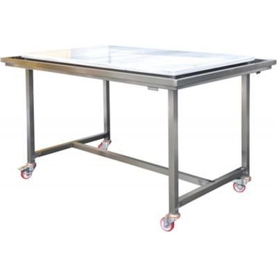 Banco de trabajo de acero inoxidable - HCT 01 - MATAŞ MAKİNA - monobloque / móvil