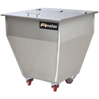 Cajón de metal - EMT 01 - MATAŞ MAKİNA - de transporte / con tapa / reutilizable