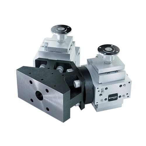 Bomba de extrusión de polímeros - extrex⁶ Y-Adaptor - Maag Germany GmbH - de engranaje / doble salida