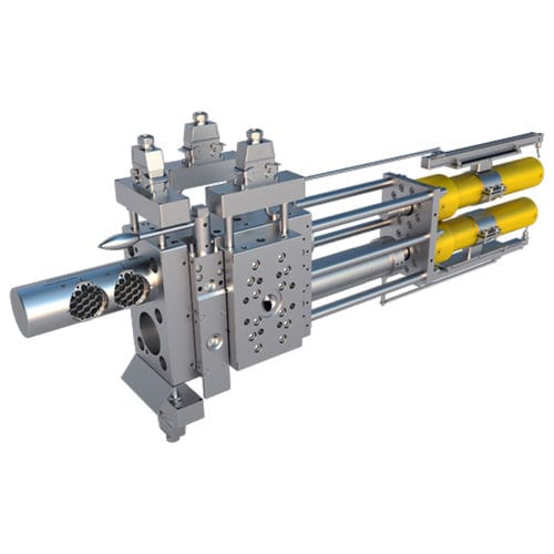 Intercambiador de filtros con sistema de limpieza por reflujo - CSC/BF-4F - Maag Germany GmbH - continuo / con pistón doble / hidráulico