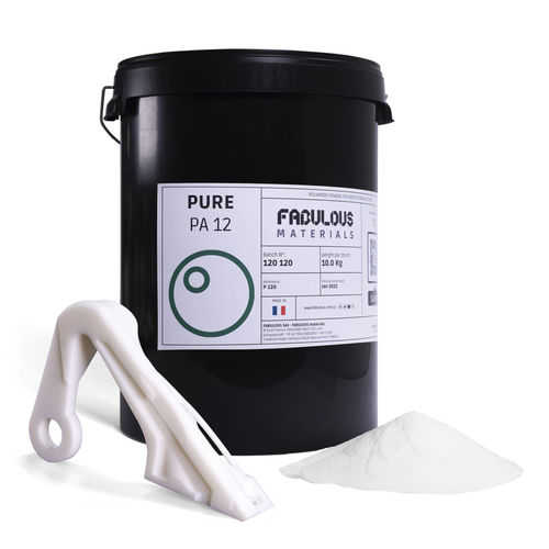 Polvo para impresora 3D de nailon - PURE PA12 - FABULOUS - PA / a prueba de abrasión / resistente a los productos químicos