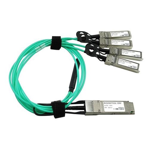 Cable óptico QSFP - BlueOptics QSFP28 100GBASE-SR4 3 - CBO GmbH - redondo / breakout / flexible