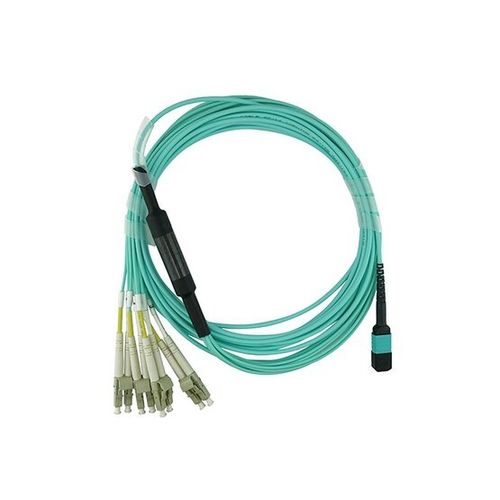 Cable óptico de tipo MPO - BlueOptics MPO/4xLC - CBO GmbH - de fibras múltiples / breakout / dúplex
